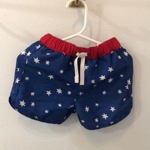 Hanna Andersson patriotic swim trunks